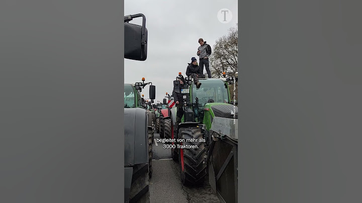 Tausende Bauern und Bäuerinnen protestieren in Berlin gegen Agrar-Kürzungen