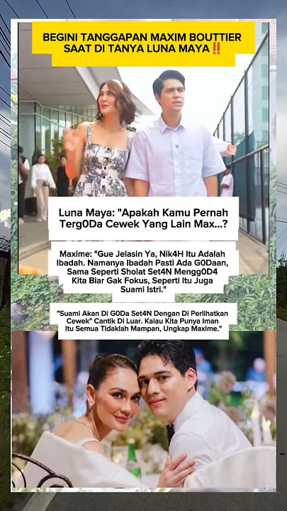 Luna Maya & Maxime Bouttier #artist #beritaterkini #quotes #shorts #sorts #fypシ #viral #trending