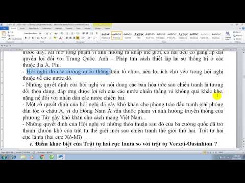Video TRẬT TỰ THẾ GIỚI MỚI SAU CHIẾN TRANH THẾ GIỚI THỨ HAI. - youtube