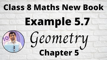 TN Class 8 Maths Geometry Example 5.7 New Book 2020  Similar Triangles Congruent Triangles