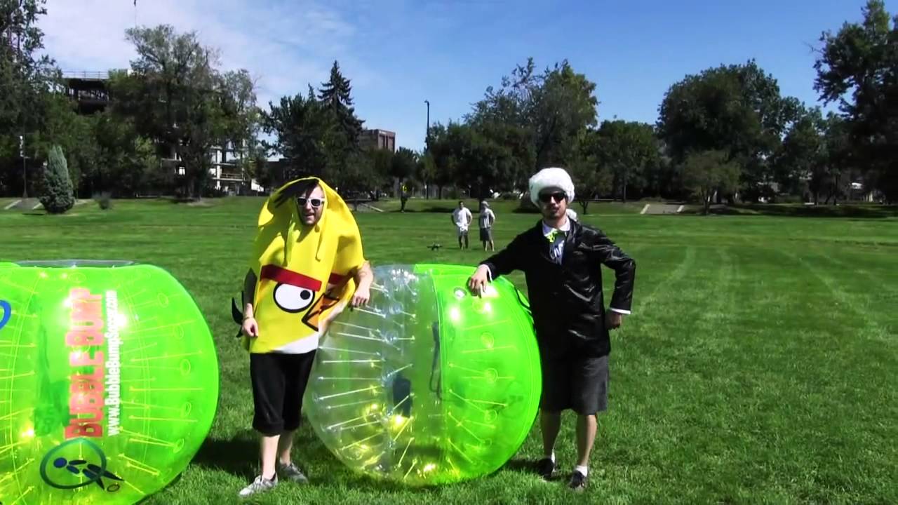 bubble soccer - YouTube
