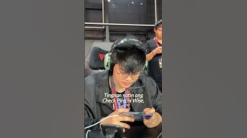 BLCK.Wise’s pre-game check ping in MSC 2023 #pinaslangmalakas #mplphilippines