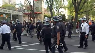 NYPD officers begin to clear protesters from Fordham University in Lincoln Center by Eyewitness News ABC7NY 5,290 views 1 day ago 5 minutes, 48 seconds