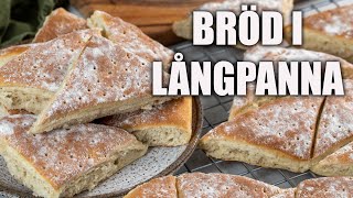 Bröd i långpanna - Saftigt gott bröd med havregryn och rågsikt