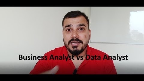 Business Analyst Vs Data Analyst