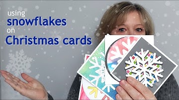 Snowflake-themed Christmas Cards!