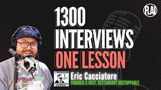 Podcast Legend Eric Cacciatore on How Independents Take Back the Restaurant Industry