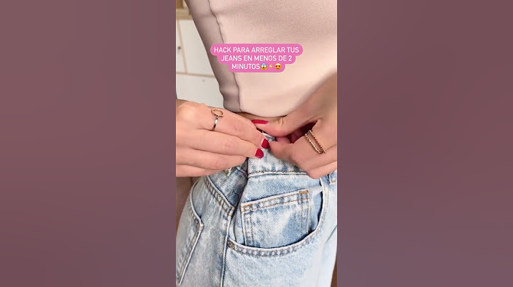 ¿Los jeans te quedan grandes en la cintura? Te tenemos una solución súper rápida y fácil💗⚡️😍