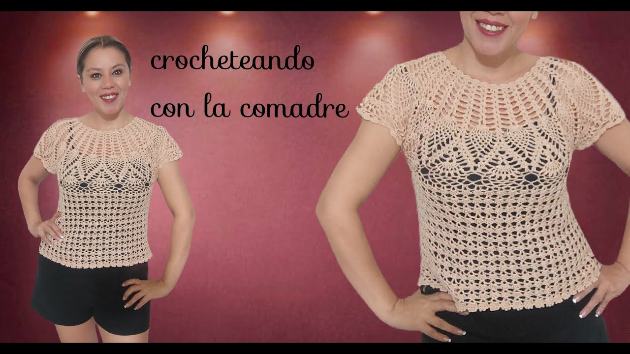 ❤❤❤tutorial blusa Graciela a crochet PARTE #1