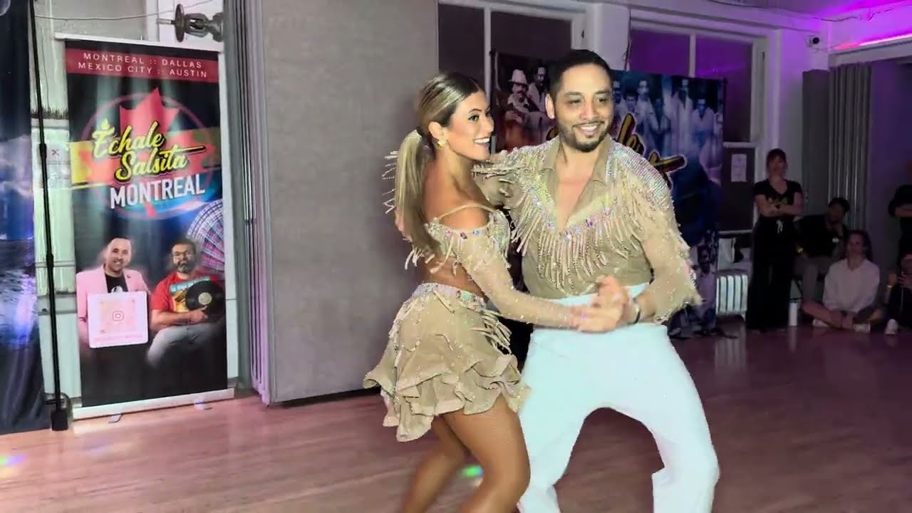 Carlos & Joana at the Echale Salsita Montreal Night on February 21st 2026