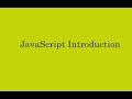 Part 1 JavaScript Introduction and basics | in Marathi