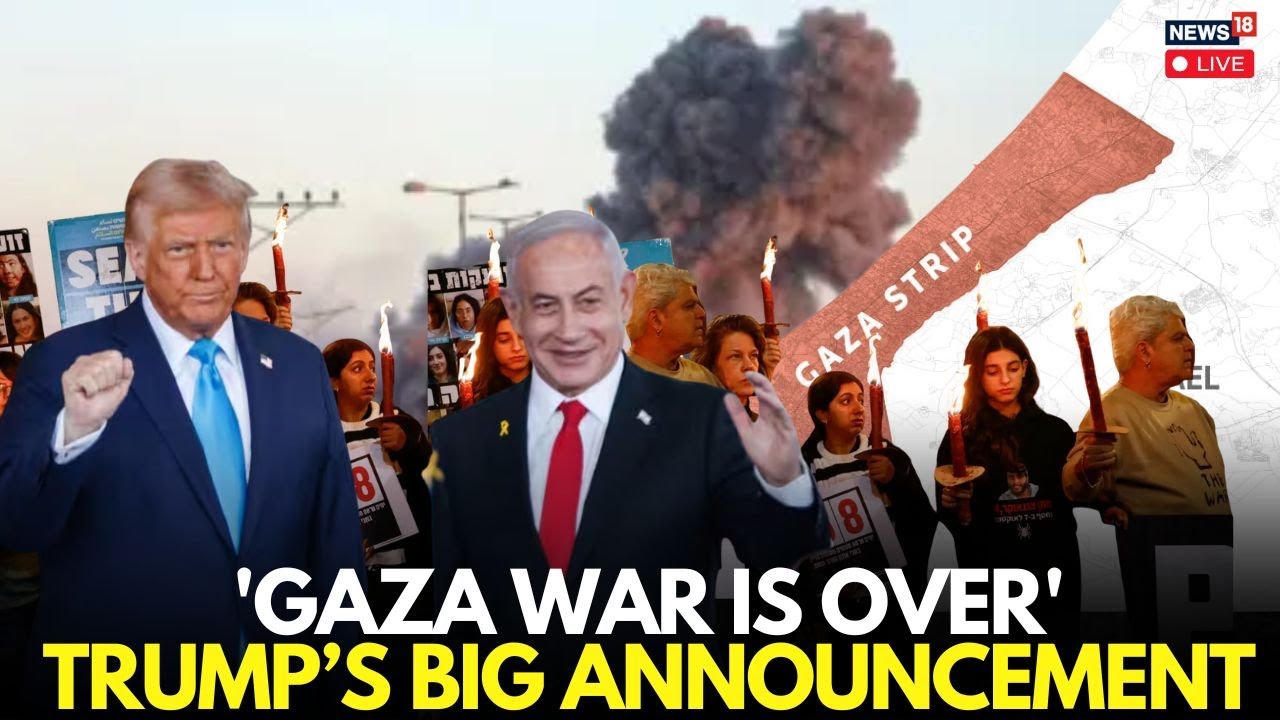 LIVE | Trump Says 'War Is Over' In Gaza As He Flies To Israel For ...