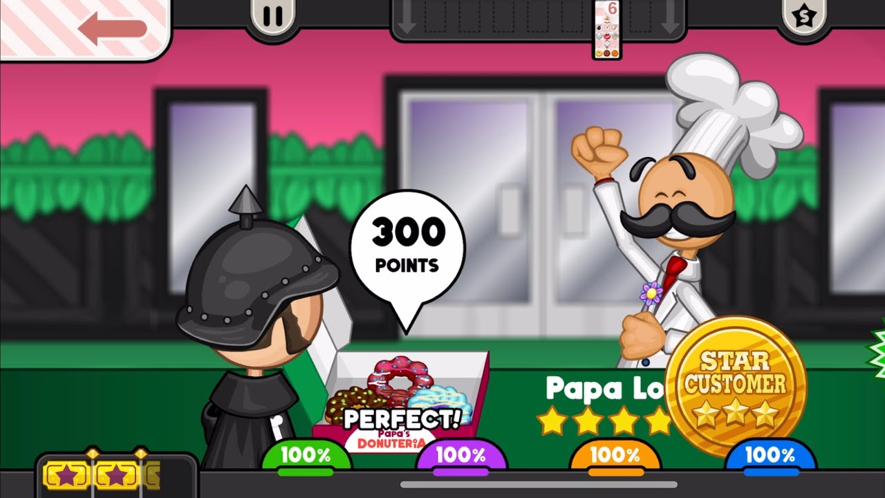 Papa’s Dounteria To Go! Episode 74: Papa Louie as a Gold Customer ...