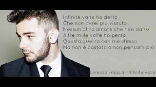 Lorenzo Fragola - Infinite Volte (lyrics)