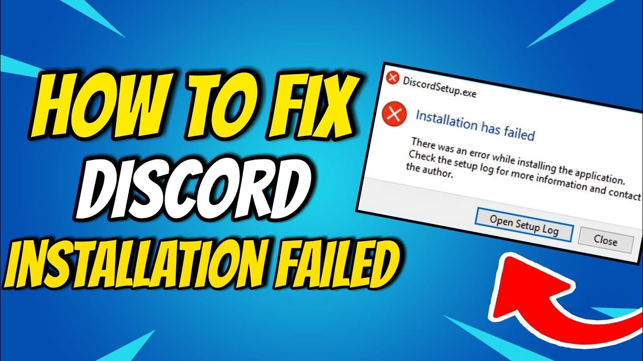 Дискорд installation has failed. Дискорд installation has failed