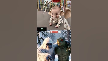 Yeti with Lizardman - Missing Dance Songs brainrot 🙀 PART 2 #brainrot  #funny