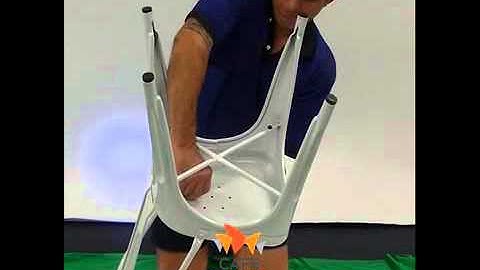 Attaching the Replica Tolix Chair Cushion