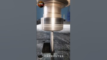 outer cut 40mm black derlin cncrouter machine #machine #cncrouter #router