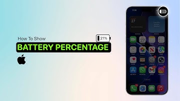 Hoe kan ik het batterijpercentage weergeven op de iPhone 17 en 17 Pro?