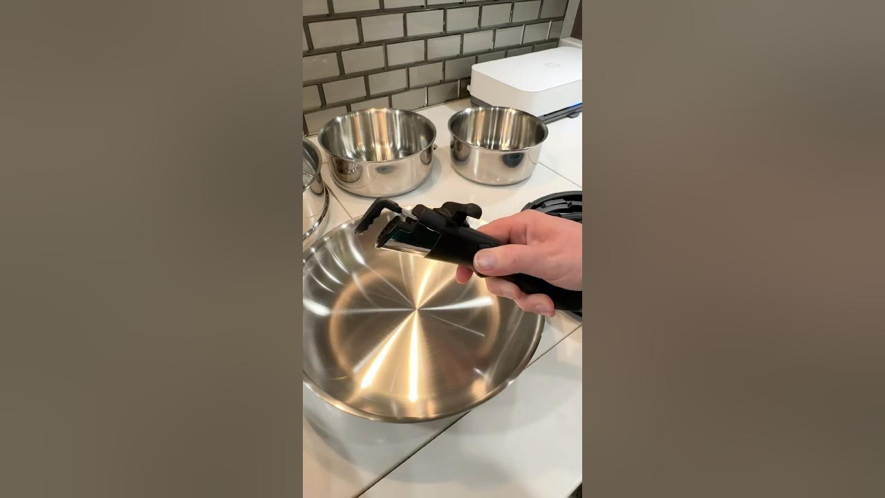  ROYDX Black Detachable Handle for Stainless Steel Pots