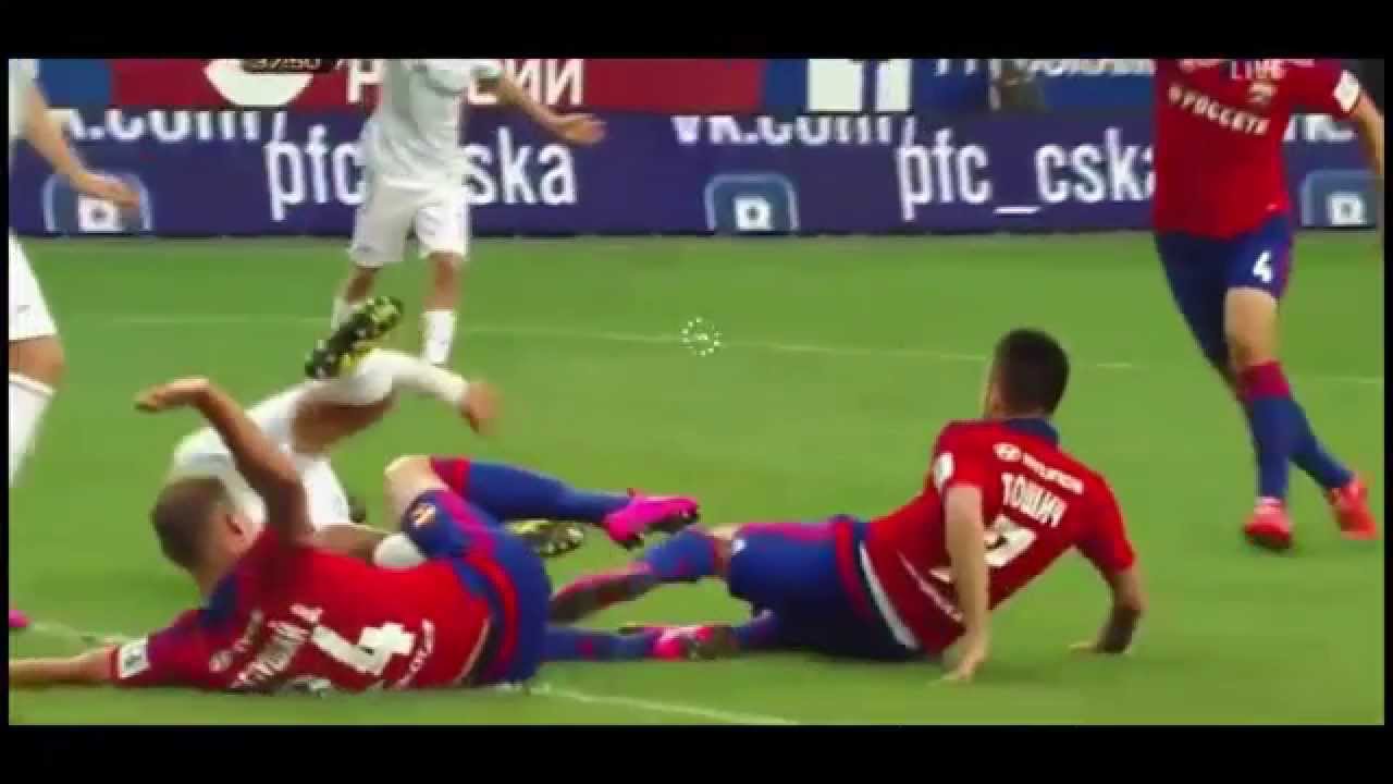 ЦСКА - Зенит 2 - 2  Чемпионат России 12.09.2015