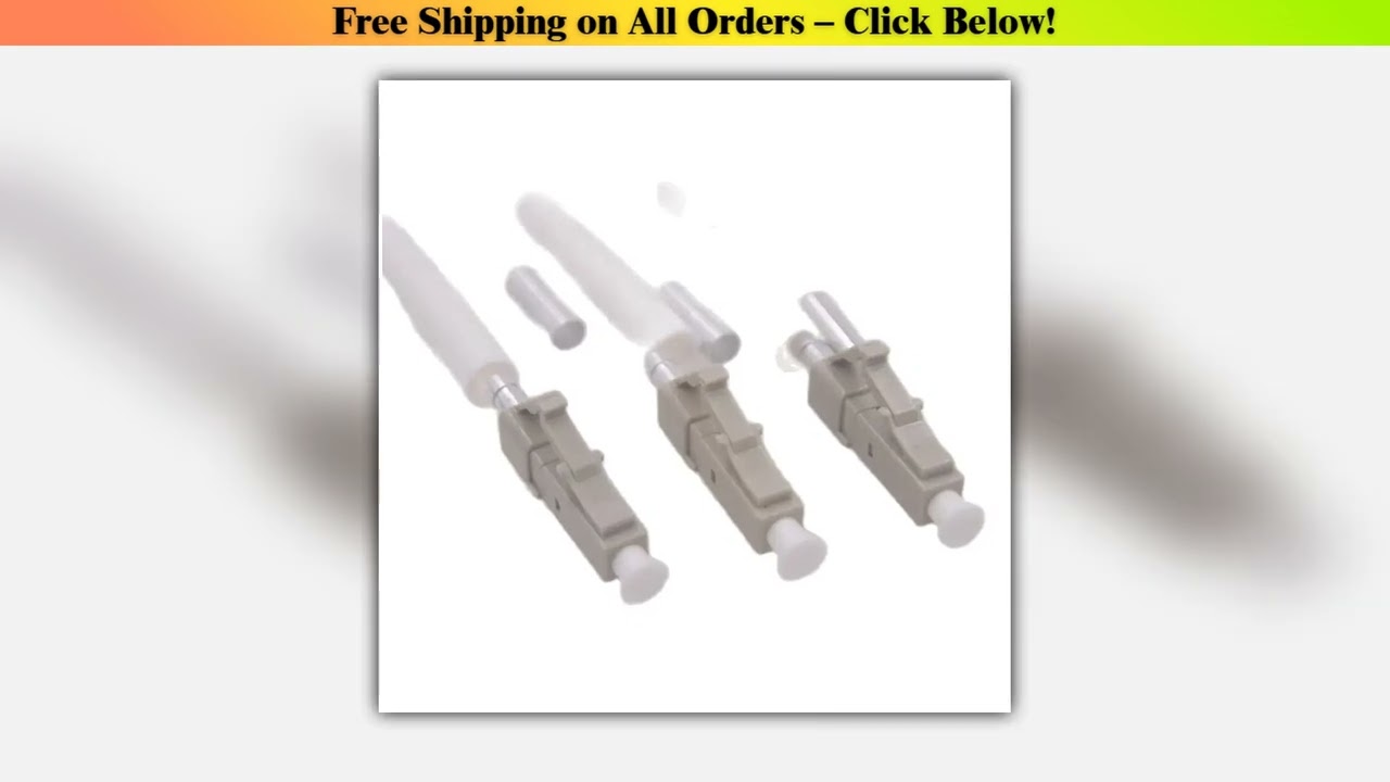 GONGFENG 200pcs NEW Optical Fiber Fast Connector Parts LC/UPC2.0 Single Core Simplex Telecom