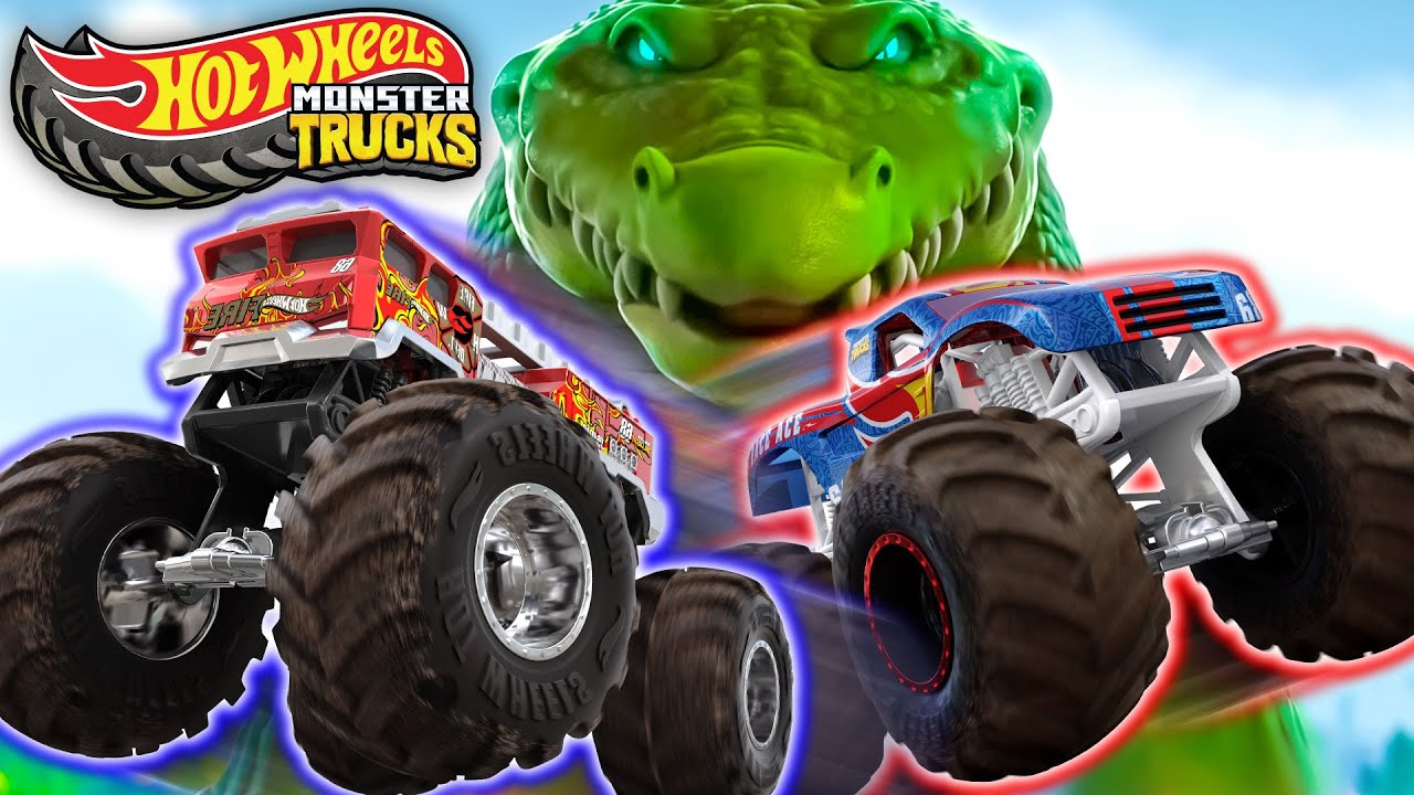 Hot Wheels Monster Trucks Team Up to Face Challenging Courses! 🏁 + More Champions Cup Courses!