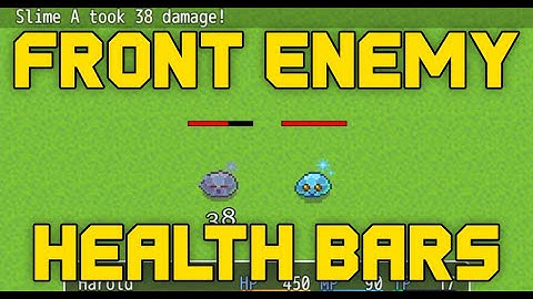 Add Health Bars to Front-View Enemies! | RPG Maker MV & MZ Plugin Tutorial