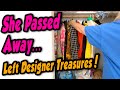 She Passed Away & Left Designer Treasures in the locker I bought at the abandoned storage auction