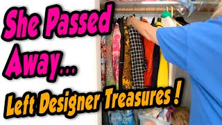 She Passed Away & Left Designer Treasures in the locker I bought at the abandoned storage auction