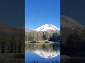 I had the entire lake at the base of Mount Lassen all to myself 😍 🏔️ #california #hiking