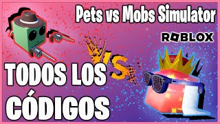 TODOS los CÓDIGOS de 🐰 PETS VS MOBS SIMULATOR 🐼 activos de ROBLOX / NEW UPDATE / TilloASR