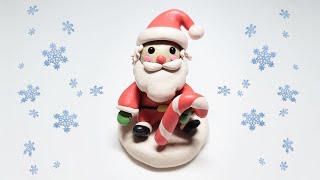 Как слепить Санта Клауса 🎅🏼 из пластилина, полимерной глины или мастики