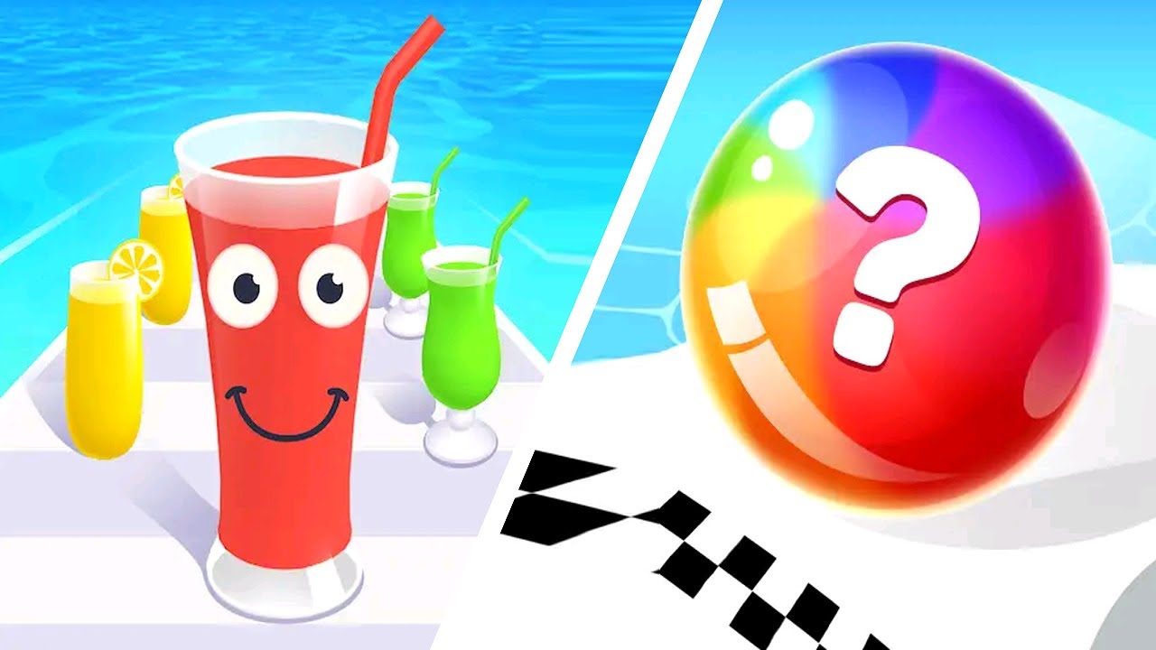 Juice Run Vs Ball Master 2048: Ball Run 3D - Max Level, ASMR Game