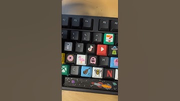 Custom Keyboard, T for TikTok 🎨🖌️ #artwork #satisfying #customkeyboard #shorts