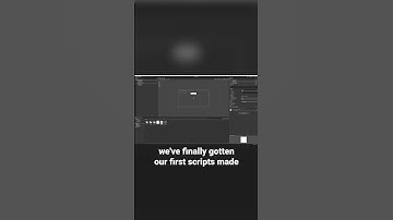 Creating Your First C# Script in Unity #shorts