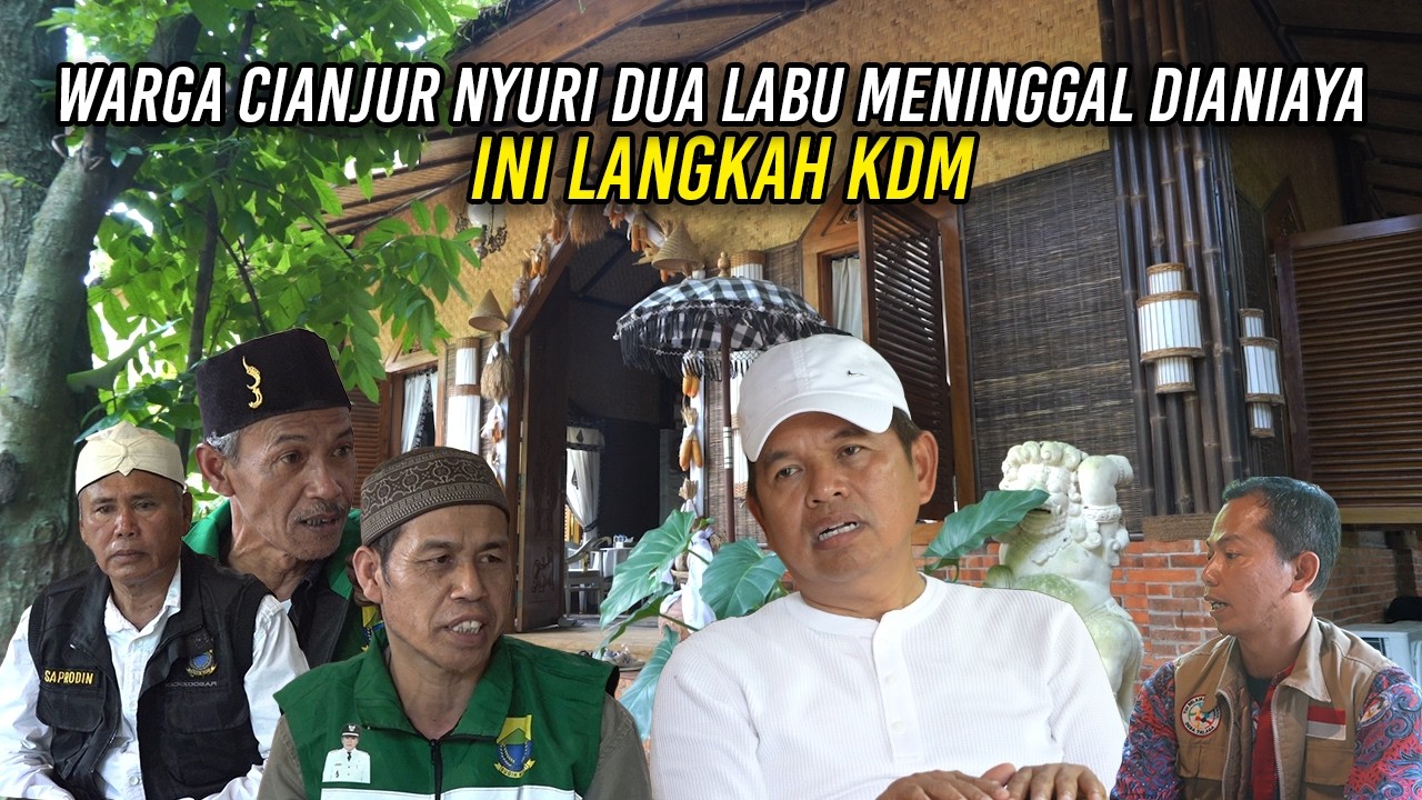 WARGA CIANJUR NYURI DUA LABU MEN1NGG4L DI4N1AYA | INI LANGKAH KDM