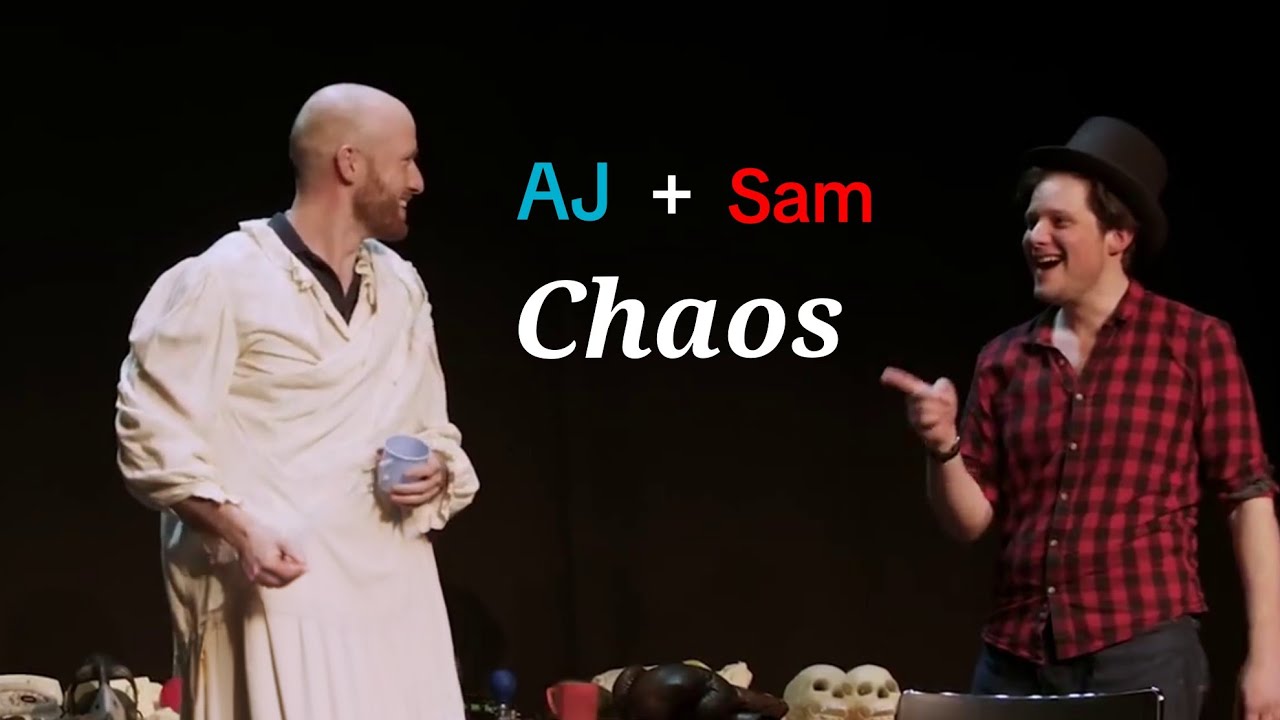 AJ and Sam playing the most chaotic couples
