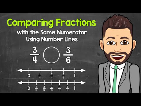 Comparing Fractions with the Same Numerator Using Number Lines | Math with Mr. J