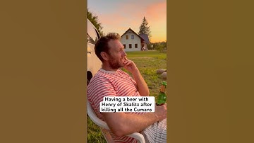 Having a beer with Henry of Skalitz 🥹