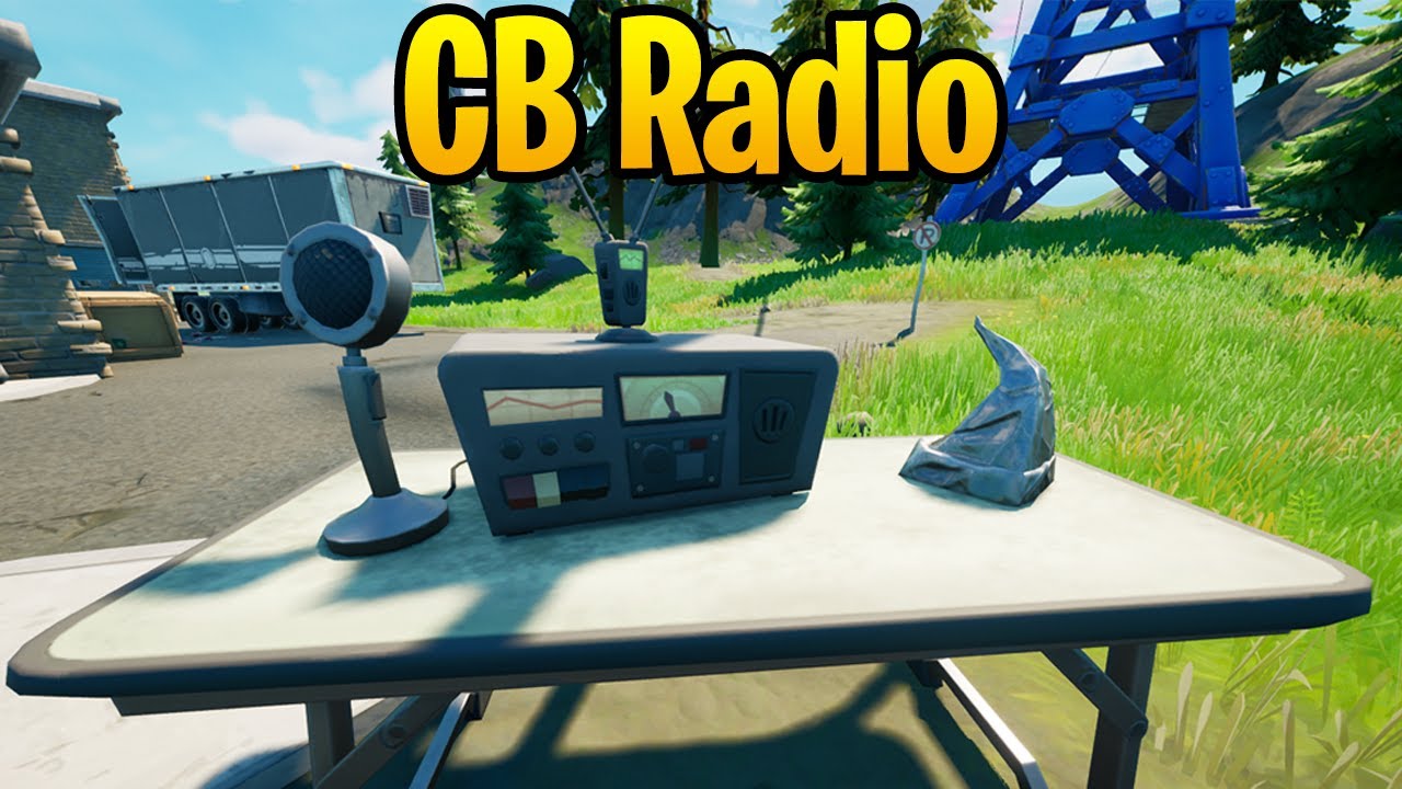 Interact with a CB Radio in Believer Beach Fortnite Week 5 Legendary