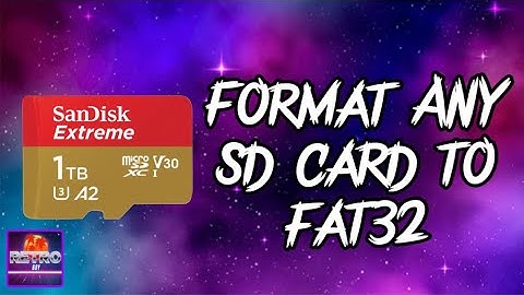 Hoe je een SD-kaart formatteert naar FAT32! 64 GB, 128 GB, 1 TB ETC.