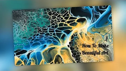 (271) Bloom Swipe in Acrylic Fluid Pouring-Shelee Art Style