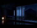 Heavy Rain Sounds - Japanese Mountain Cabin Dark Night | 12 Hours Fall Asleep
