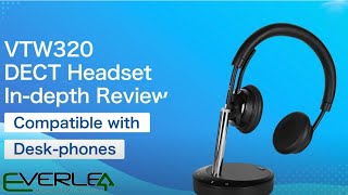 VTW320 DECT Headset - Compatible with Desk-phone