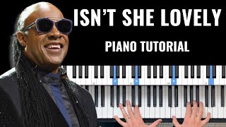 Isn't She Lovely - Step by Step Stevie Wonder Piano Tutorial by Pierre Piscitelli 1,391 views 1 month ago 11 minutes, 4 seconds