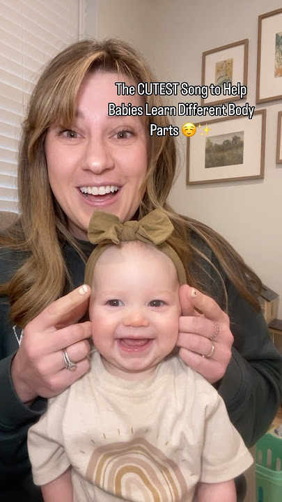 2 Little Eyes! | a Body Part Song for Babies ✨ #childrenssongs #momlife #babygirl