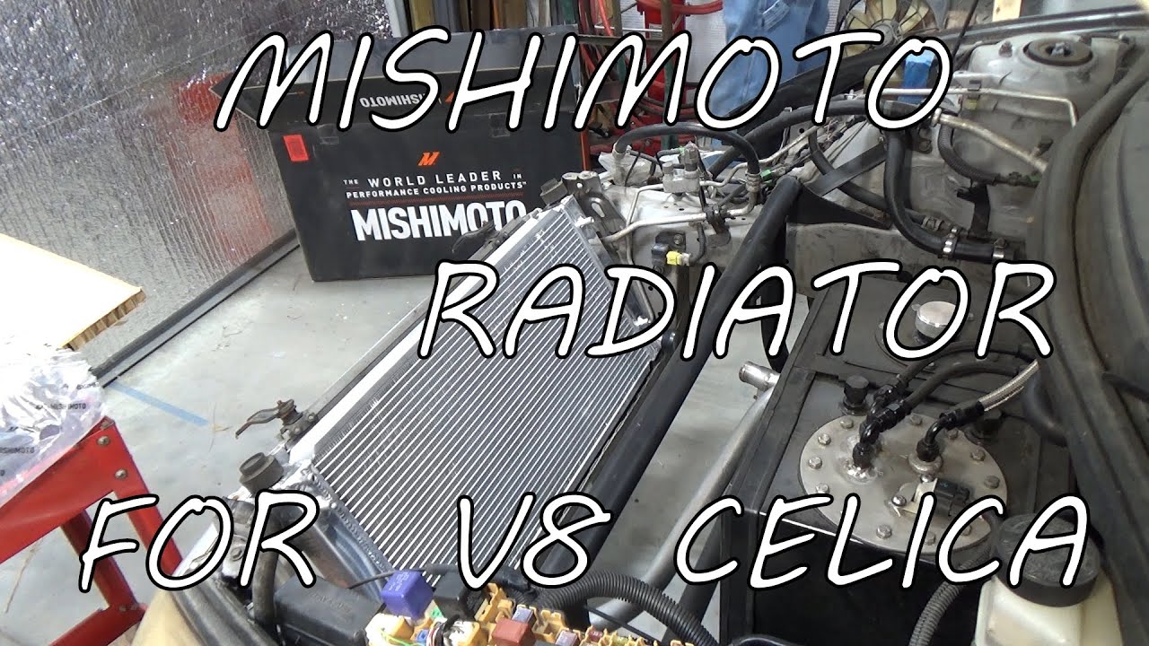 45. MISHIMOTO Radiator, Celica GT-SS V8 swap - YouTube