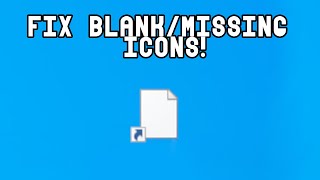 Celebrity How to Fix Blank/Missing Desktop Icons on Windows 10! | SCG Profile