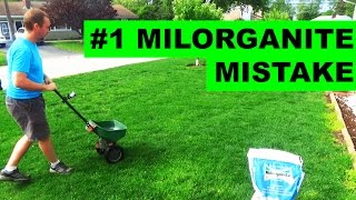 When using milorganite organic fertilizer it's best to read the label!
rate on bag is a suggestion, starting point. but good applicat...